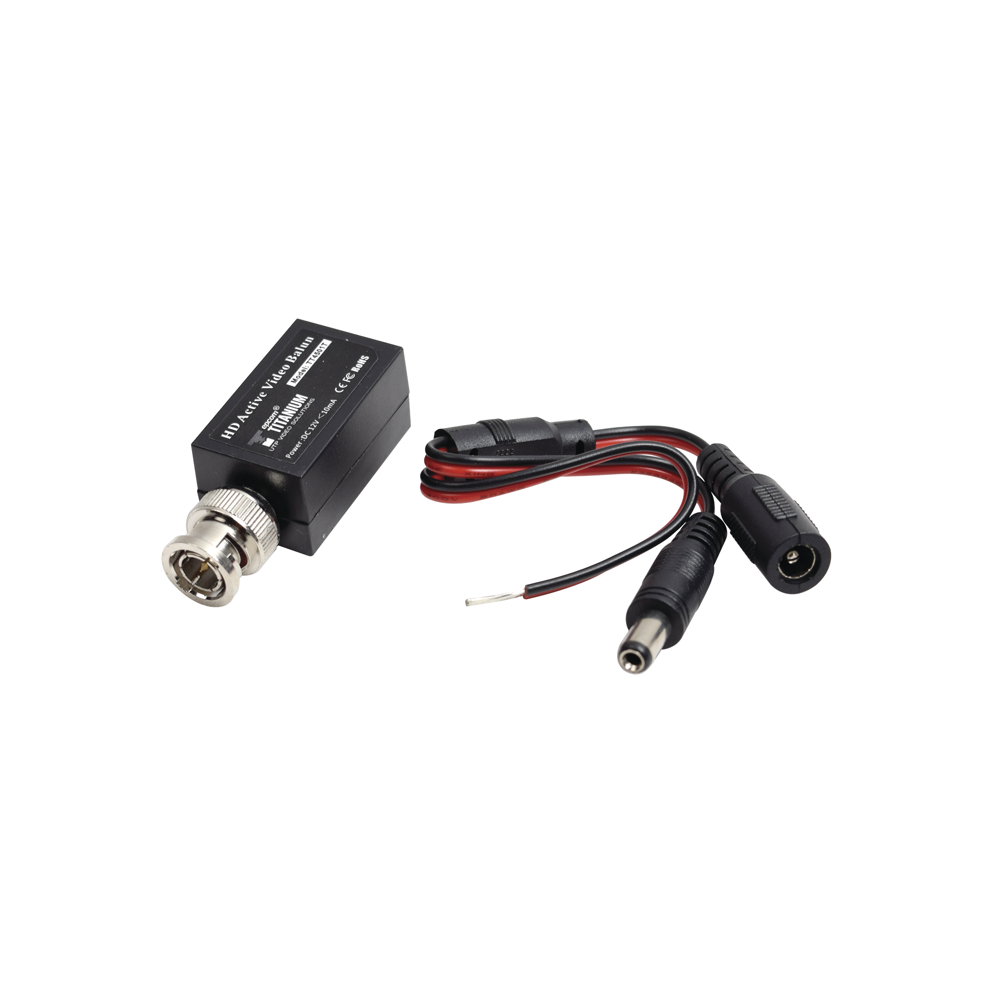 TT4501T|(TRANSCEPTOR) TRANSMISOR DE VIDEO ACTIVO DE LARGO ALCANCE /  400 Metros con RECEPTOR ACTIVO TT4501R / Resolución 2 MP / Compatible con cámaras HD-TVI/CVI/AHD/CVBS / Protección Interconstruida contra sobretensión.